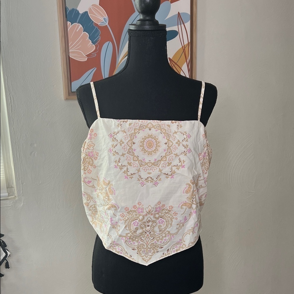 AE Bandana Top in Cream Size M